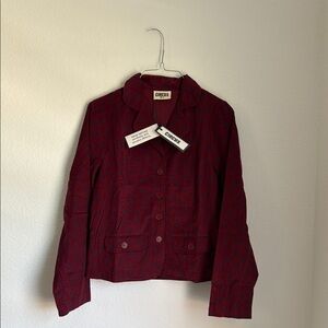 Circus by Sam Edelman Red Cropped Blazer